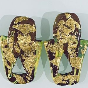 Abstract Clay Earrings